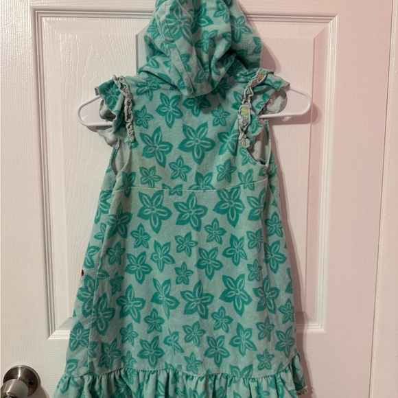 Ariel Hooded Towel Cover-Up girls size M 7/8 - Picture 2 of 3